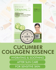 DERMAL Cucumber Collagen Essence Mask