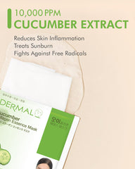 DERMAL Cucumber Collagen Essence Mask